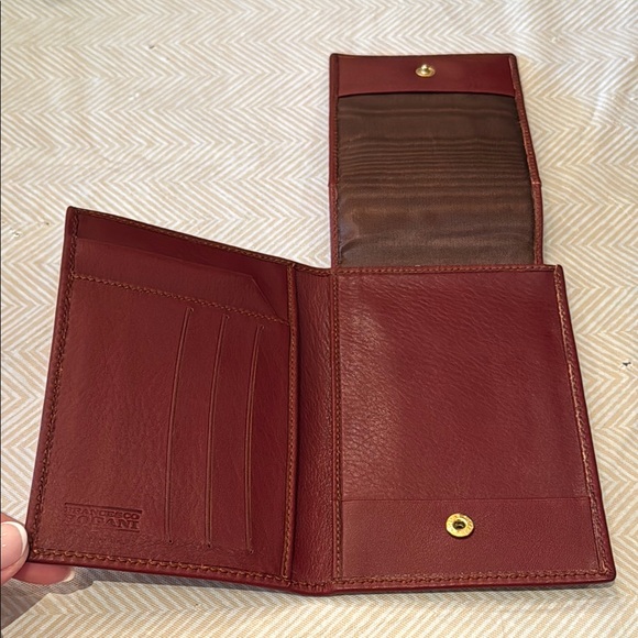 Francesco Rogani - Burgundy Italian Leather Wallet - Picture 4 of 8